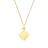 Wanderlust + Co. Dice Gold Necklace