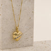 Wanderlust + Co. With My Heart Gold Necklace