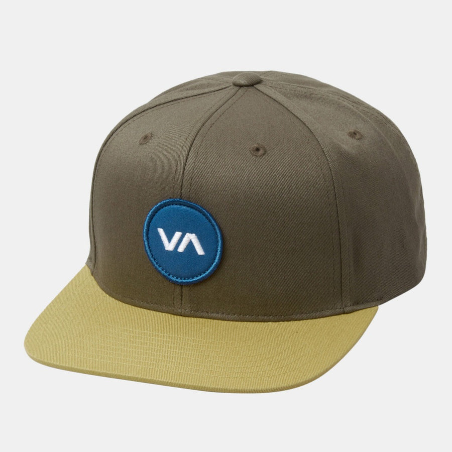 RVCA VA Patch Snapback Hat - Wood