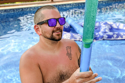 Big Kahuna XL - Matte Black - Purple Polarized