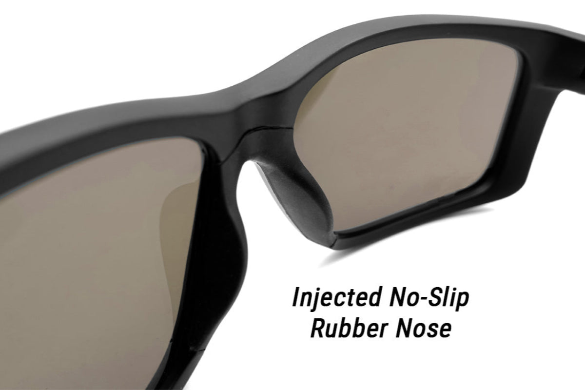 Breach XL Reader - Matte Black - Deep Blue Polarized ANSI Z87+