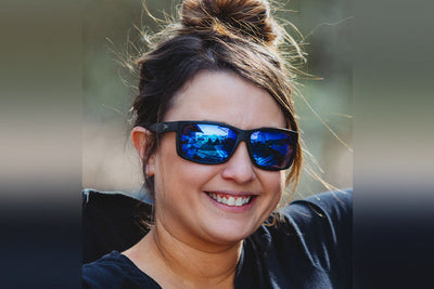 Breach - Matte Black - Deep Blue Polarized ANSI Z87+