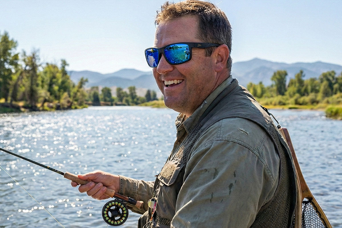 Breach XL Reader - Matte Black - Deep Blue Polarized ANSI Z87+