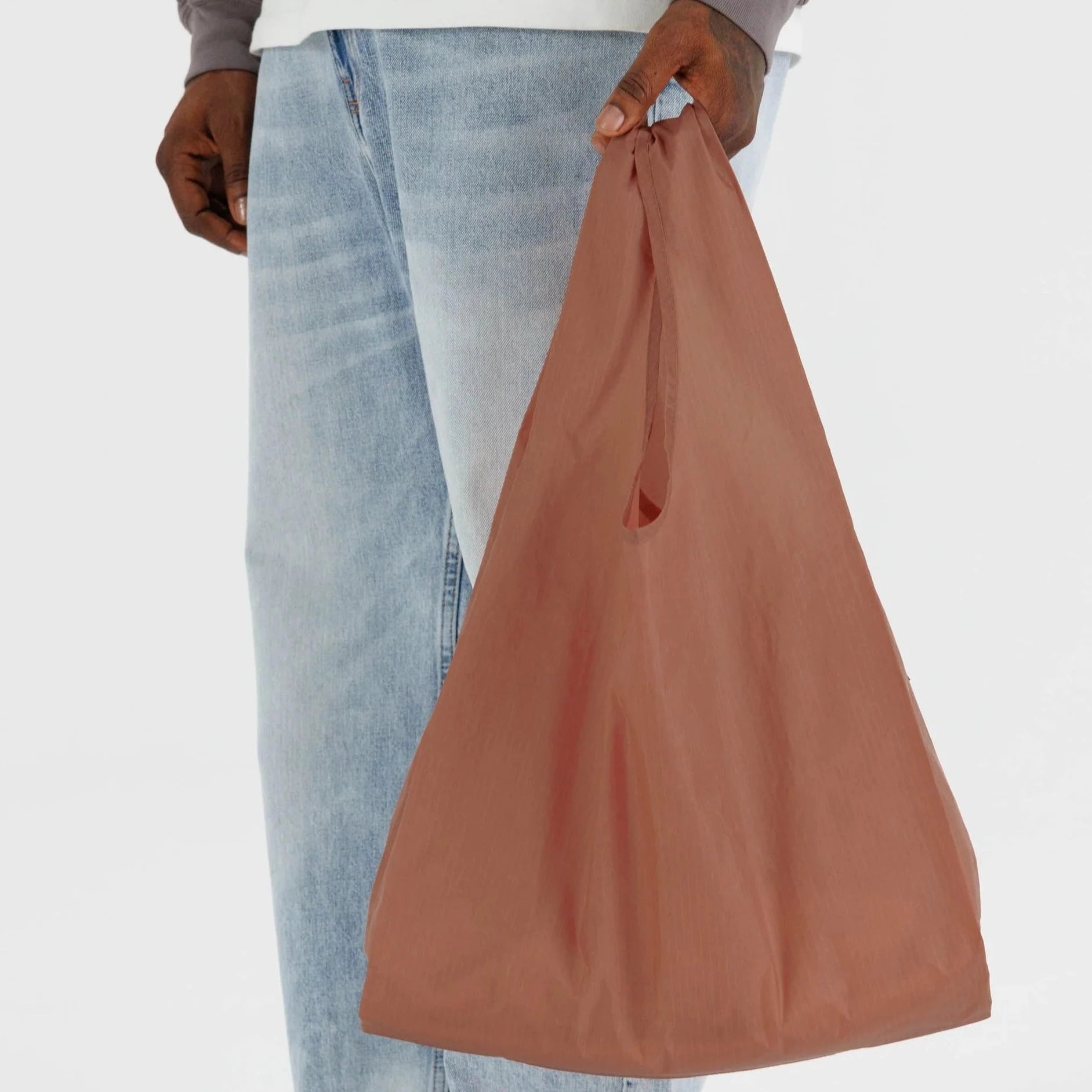 brown baggu standard reusable tote bag