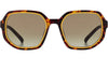 brown tortoise shell spitfire sunglasses with yellow lining the black lens 