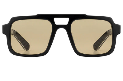 black spitfire cut fifty eight with tan lenses