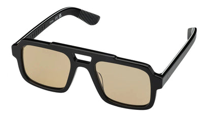 black spitfire cut fifty eight with tan lenses