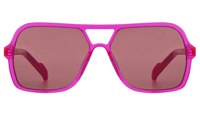 Spitfire Cut Fifty Sunglasses - Raspberry/Pale Pink