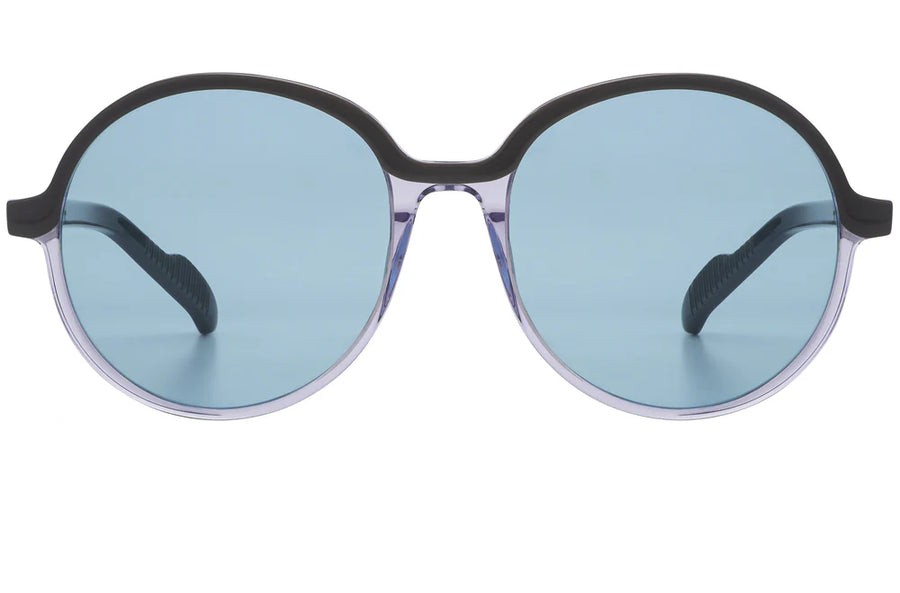 Spitfire Cut Fifty Three Sunglasses - Graphite & Clear/Blue Gradient
