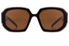 Spitfire Cut Sixty Three Sunglasses - Black/Tan/Brown