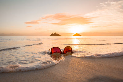 Eminence - Matte Black - Red Sunset Lens Polarized