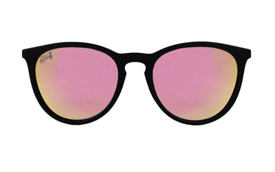 Hurricane - Matte Black - Pink Lemonade Polarized
