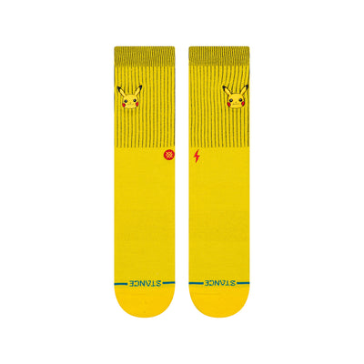 Stance X Pokemon Pikachu Crew Socks - Yellow