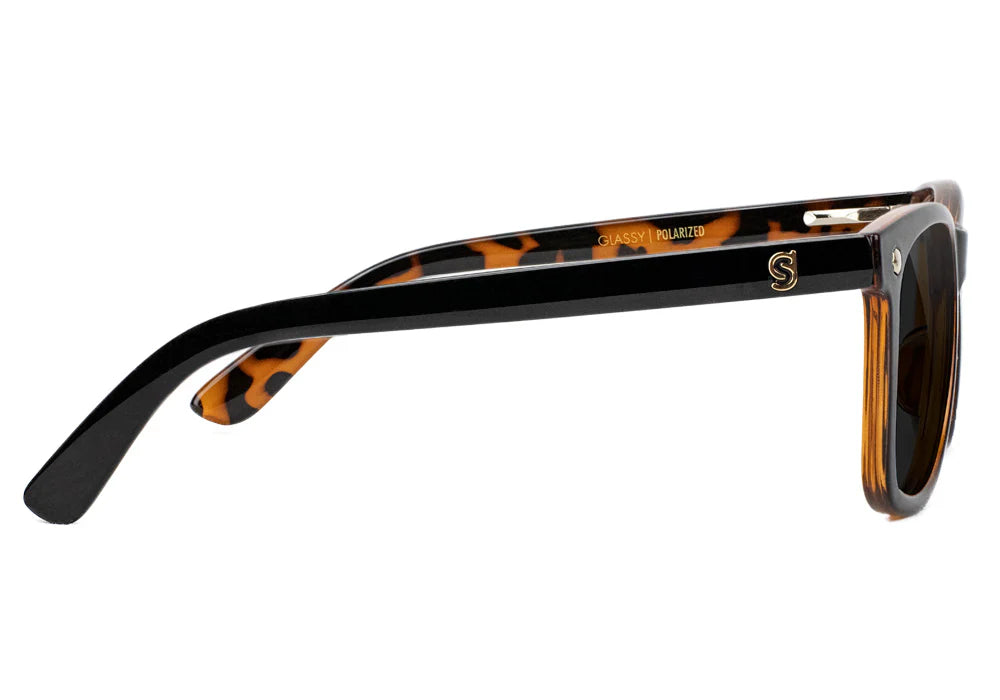 Glassy Mikemo Premium Polarized - Black/Tortoise