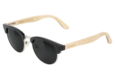 Glassy Fender x Morrison Polarized Sunglasses Colab - Black/Maple