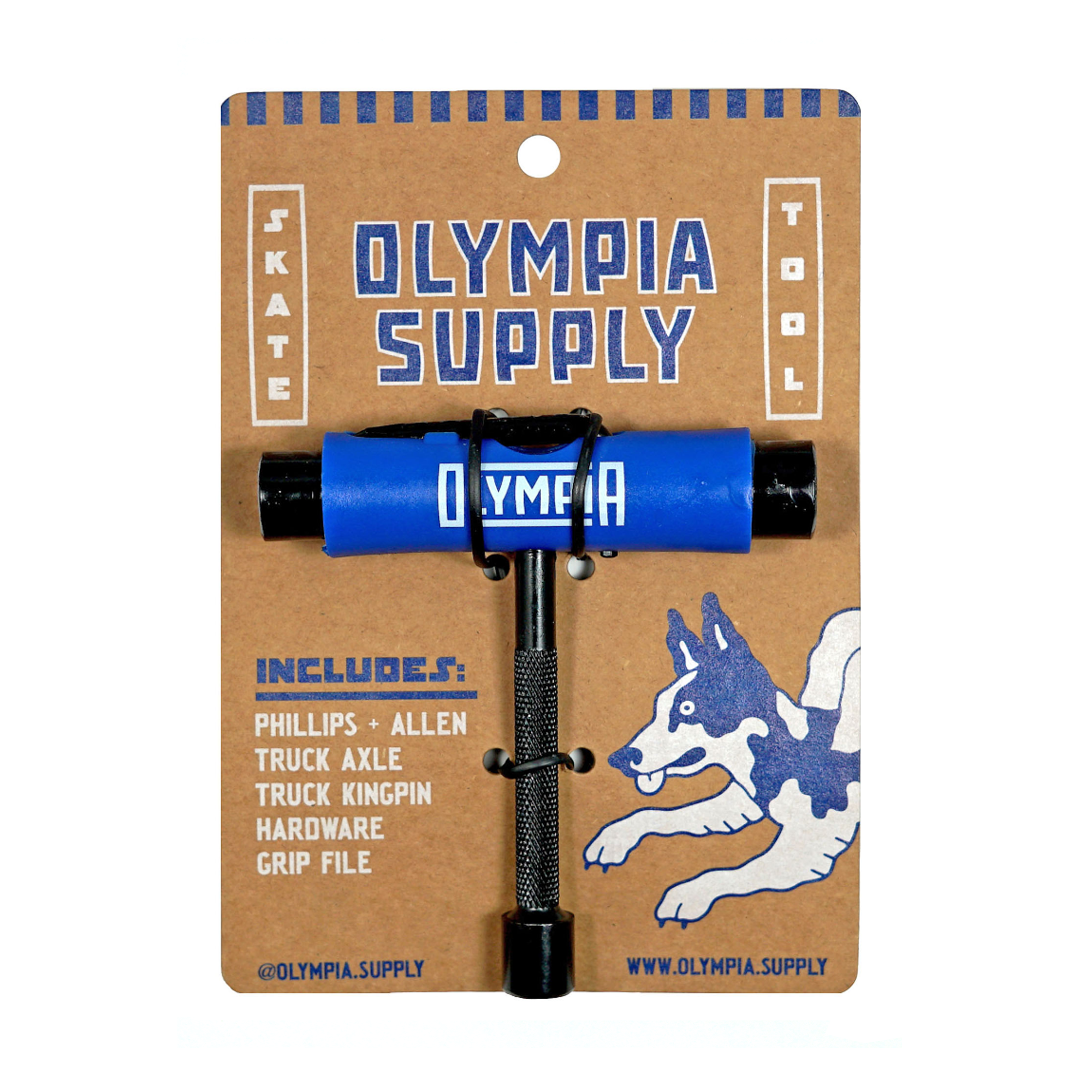 blue Olympia Supply Skateboard Tool