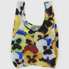 standard reusable baggu tote back with floral pattern