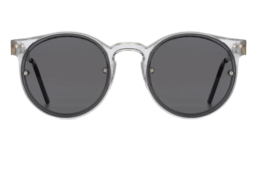 Spitfire Post Punk Sunglasses - Clear/Black