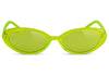 Glassy Stanton Sunglasses - Lime/Lime Lens
