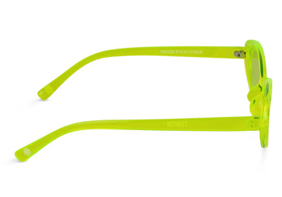 Glassy Stanton Sunglasses - Lime/Lime Lens