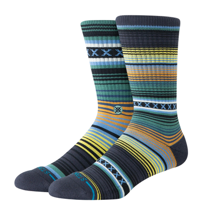 multi colored stance curren st crew socks