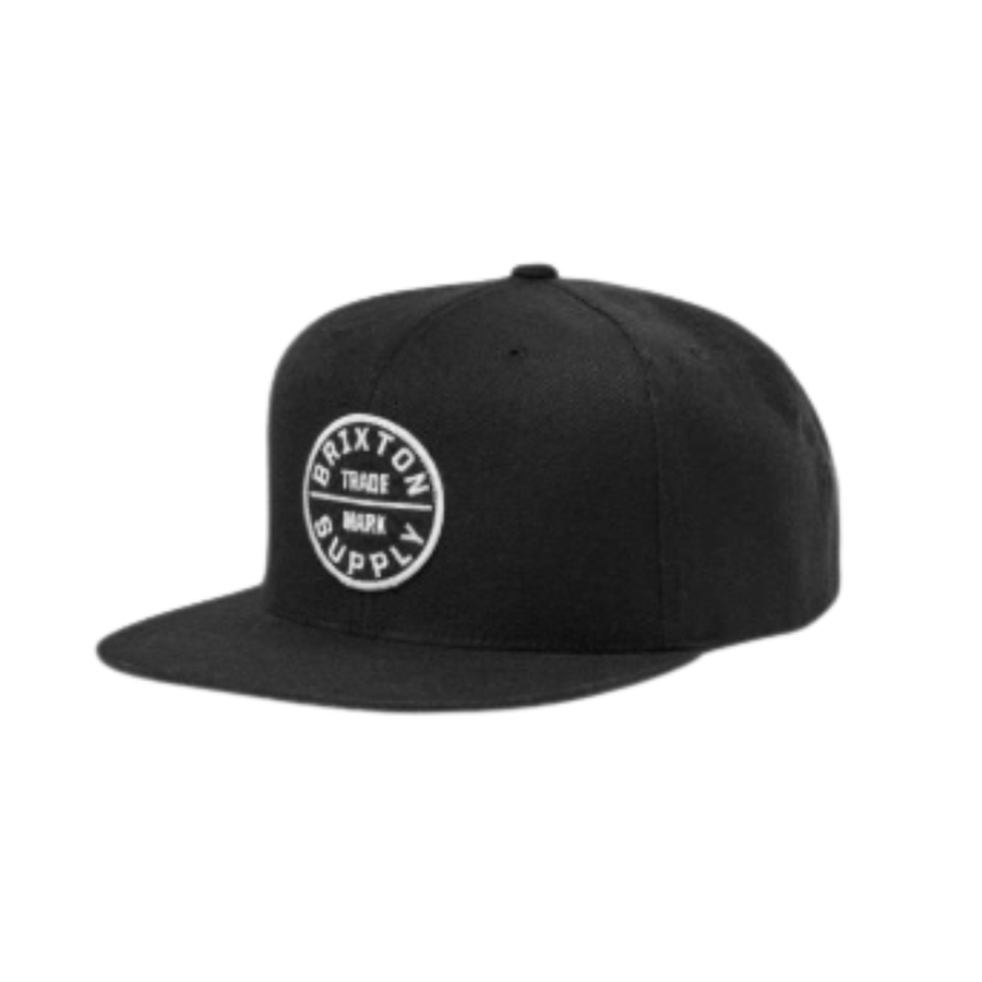 black brixton oath iii snapback hat