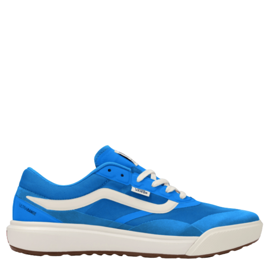 blue vans men's ultrarange rapidweld sneaker on white background