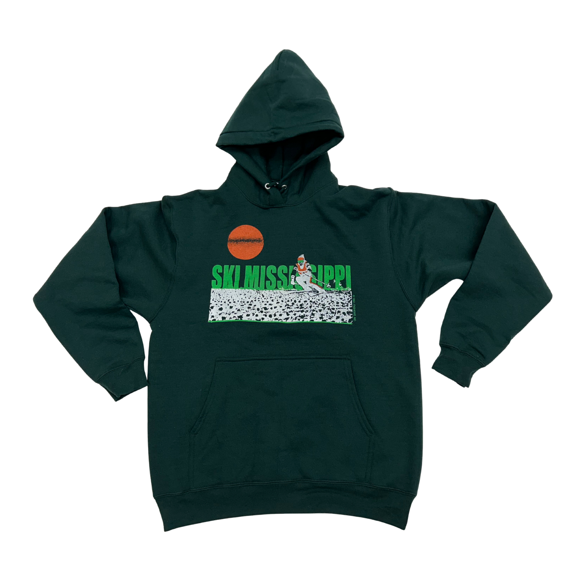 forest green ski mississippi hoodie