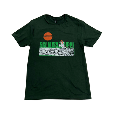 forest green ski mississippi short sleeve t-shirt