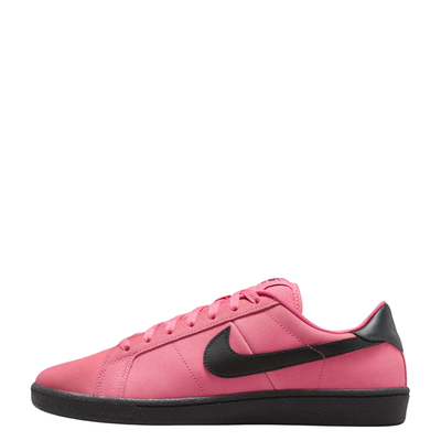 hot pink and black nike sb fc pack tennis classic with black sole on a white background