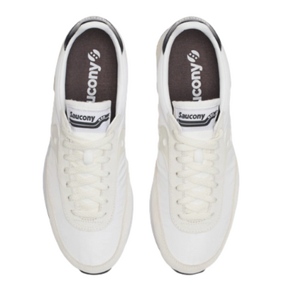 white saucony women's trainer 80 sneaker