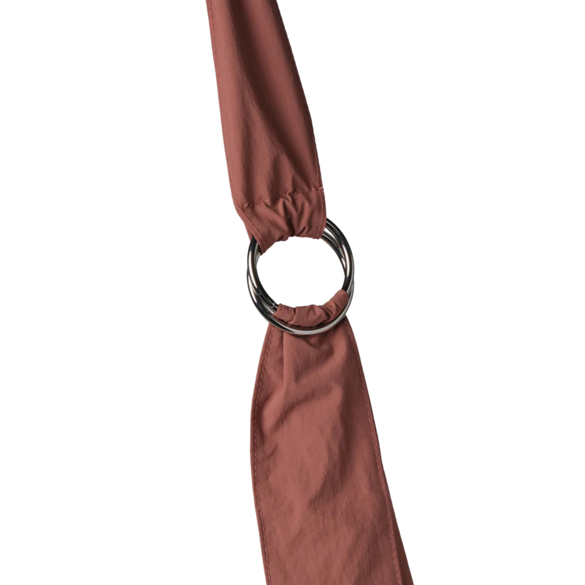 pink thread slouchy shoulder bag on a white background