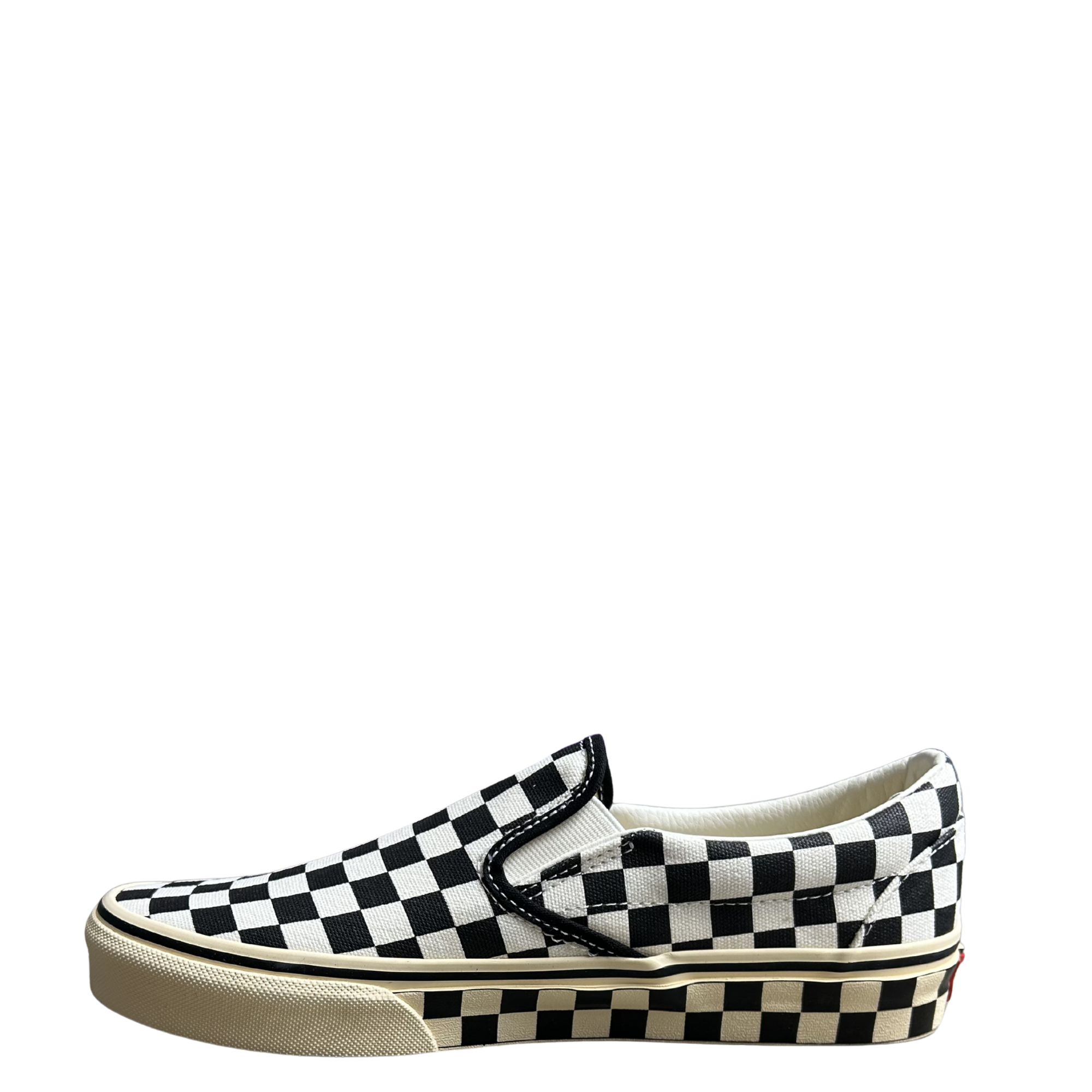 Vans Classic Slip-On - Checkerboard Black/Marshmallow