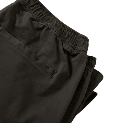 men's black brixton vintage wash short