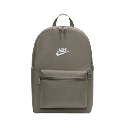 army green Nike backpack on a white background