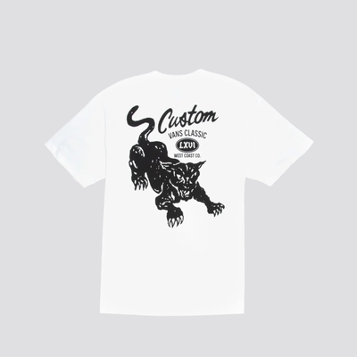 Vans Custom Cat Short Sleeve Tee Shirt - White