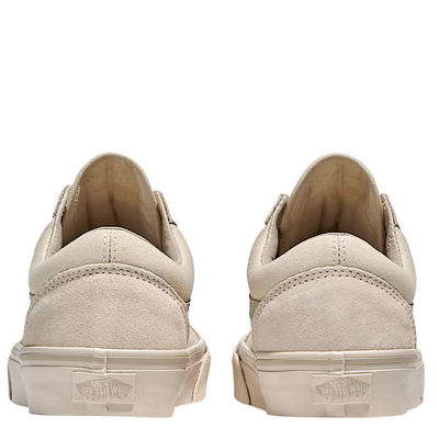 Beige vans women's old skool sneaker on a white background