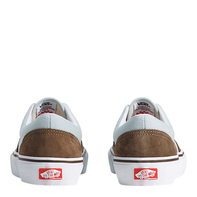 vans skate era Sneaker with brown and light blue design on a white background