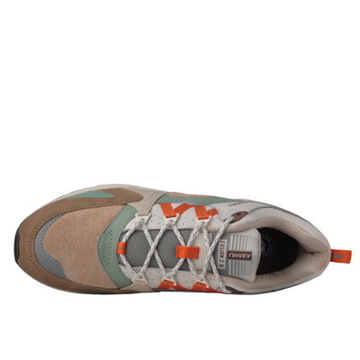 Multicolored karhu fusion 2.0 men's  sneaker on a white background