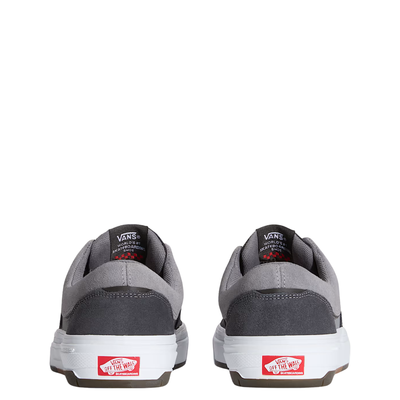 grey vans mens era wafflecup skate shoe with white sole on a white background