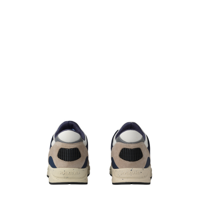 Karhu aria 95 men's Sneaker with red and blue accents on a white background