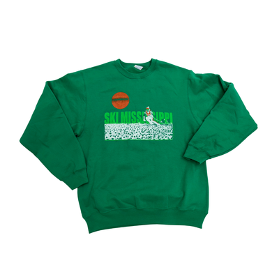 kelly green ski mississippi sweatshirt