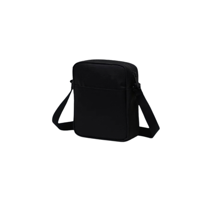 black herschel heritage crossbody bag on a white background
