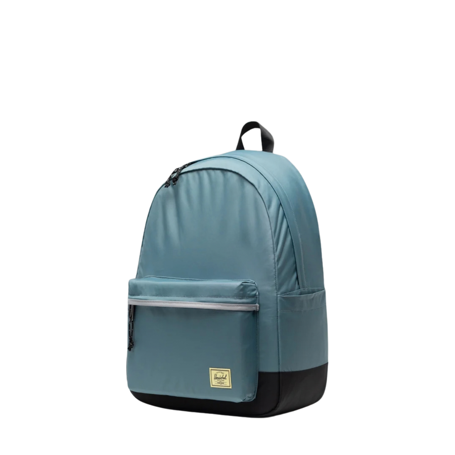 blue herschel classic xl backpack on a white background