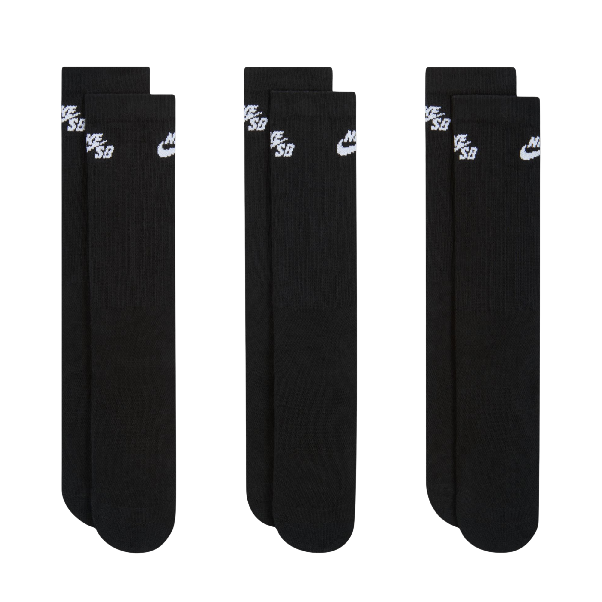 black nike sb skateboard sock 3 pack