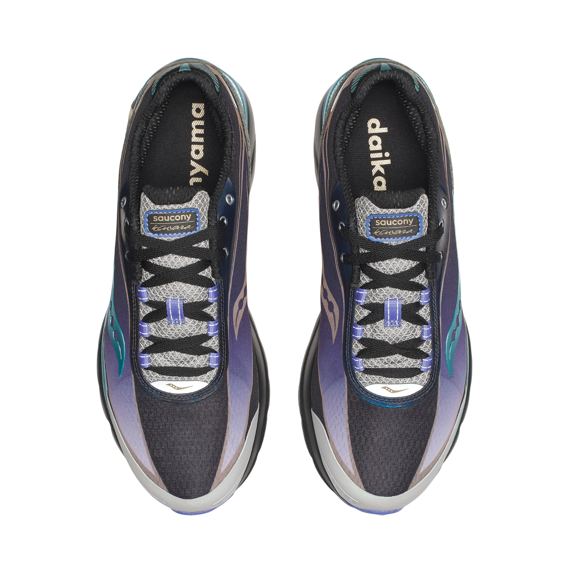purple multi colored saucony originals Daikanyama Pack Kinvara sneaker