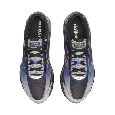 purple multi colored saucony originals Daikanyama Pack Kinvara sneaker