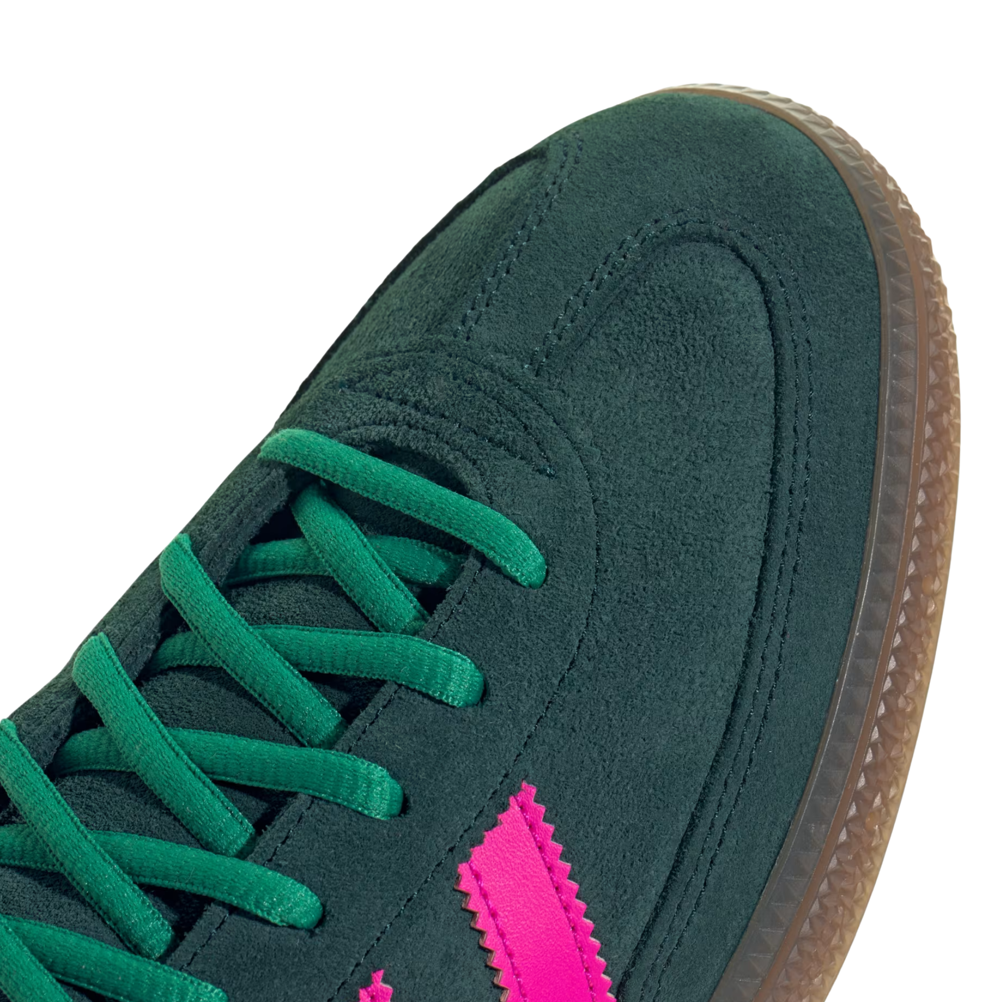 green adidas women's special in green wih pink wtripeeq