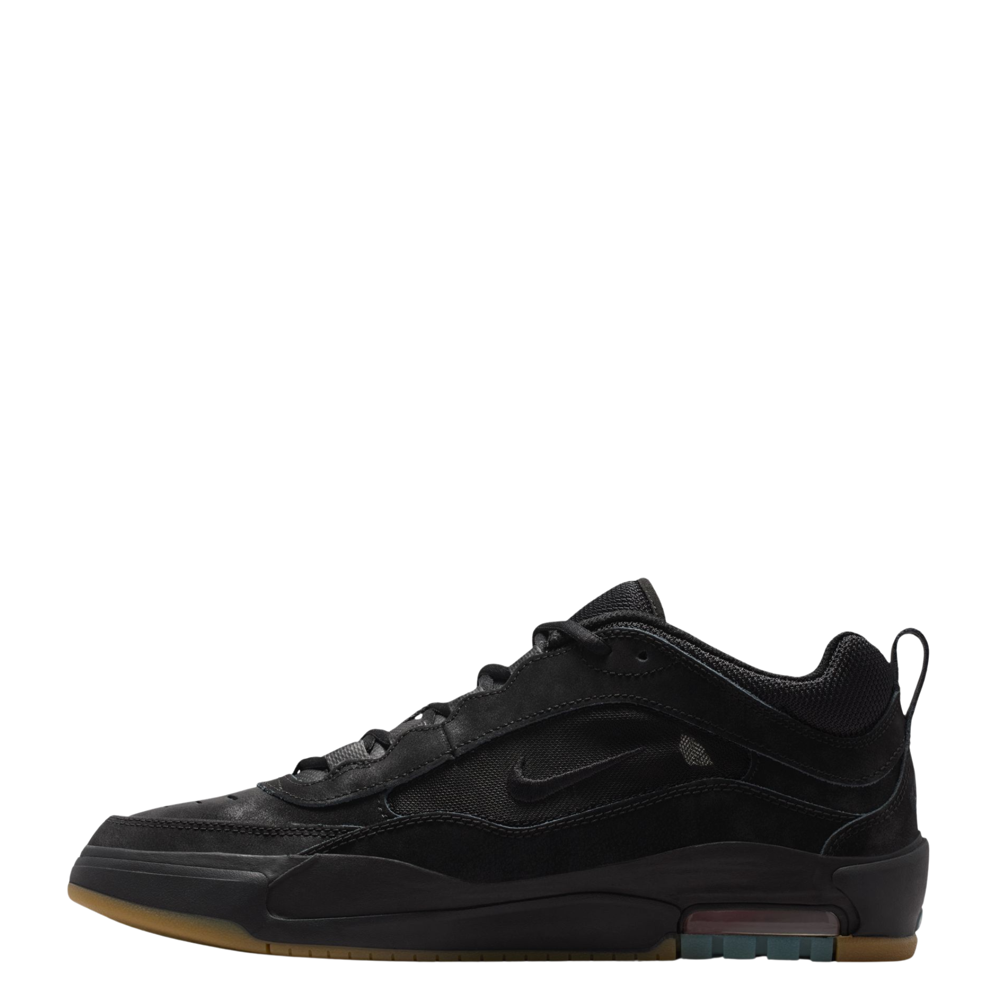 all black nike sb ishod wair skateboard sneaker