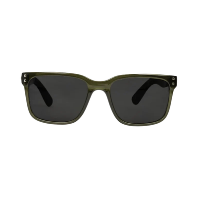 CARVE® Eyewear USA Rivals - Jake Marshall Recycled Crystal Forest Green with Gray Injected Polarized Lens sunglasses